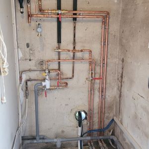 Exemple d'installation de pompe à chaleur et climatisation