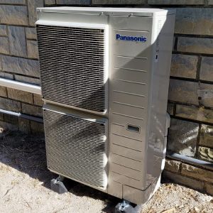 Exemple d'installation de pompe à chaleur et climatisation