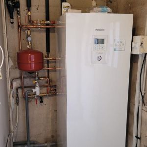 Exemple d'installation de pompe à chaleur et climatisation